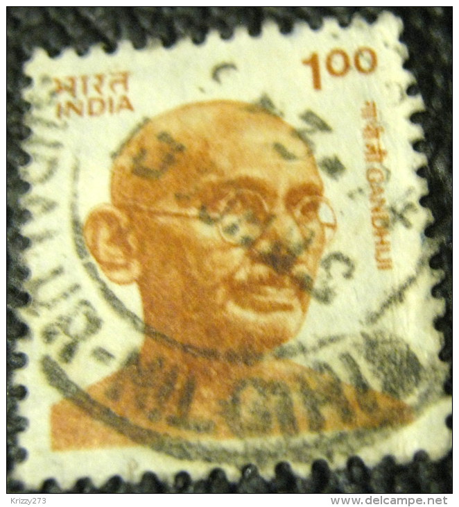 India 1991 Gandhi 1.00 - Used - Used Stamps