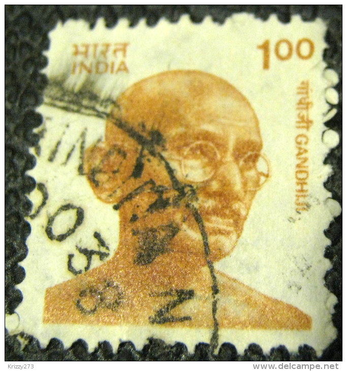 India 1991 Gandhi 1.00 - Used - Used Stamps