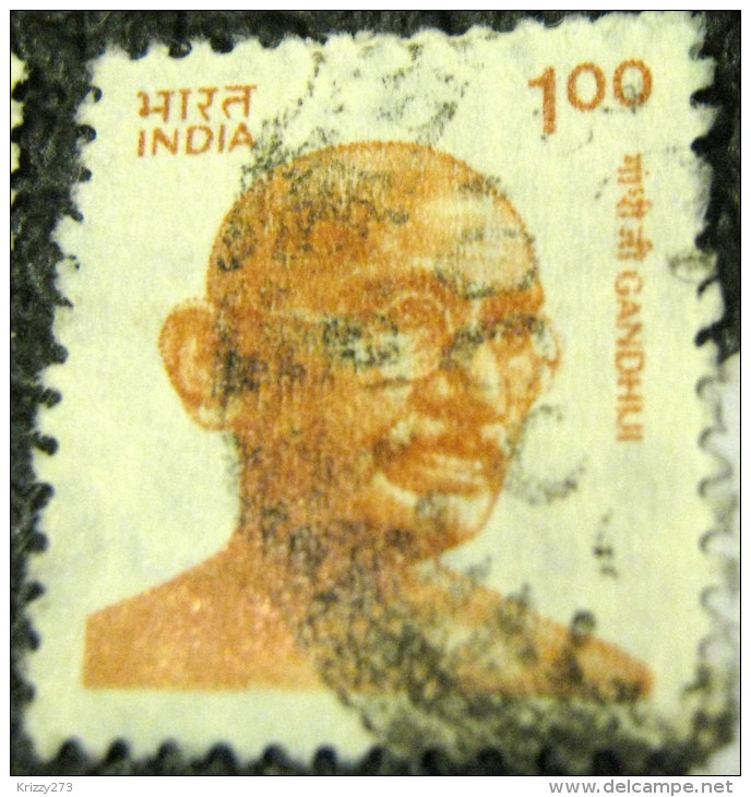 India 1991 Gandhi 1.00 - Used - Used Stamps