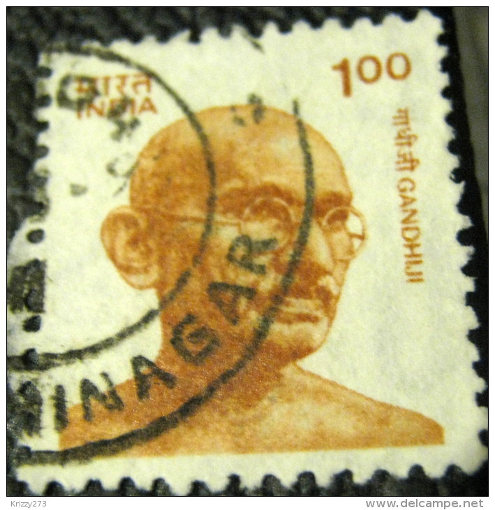 India 1991 Gandhi 1.00 - Used - Used Stamps