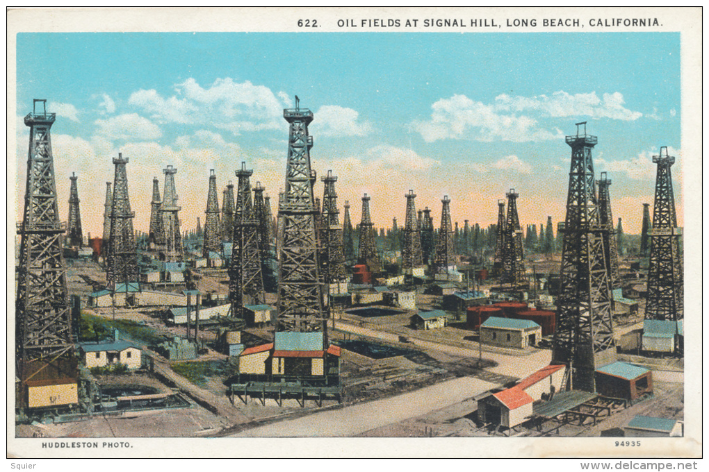 Long Beach, Oil Fields At Signal Hill - Long Beach