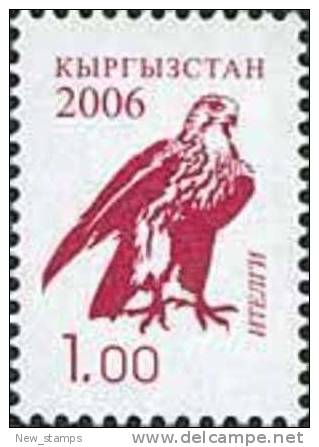 Kyrgyzstan 2006 Definitive Issue Falcon 1.00 1v MNH - Kirghizistan