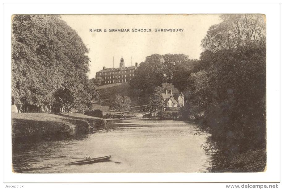 I361 Shrewsbury - River Severn & Grammar Schools / Non Viaggiata - Shropshire