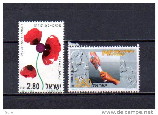 Israel   1993  .-  Y&T  Nº   1214 - 1215 - Used Stamps (without Tabs)