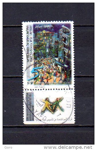 Israel   1997   .-  Y&T Nº    1377 - Oblitérés (avec Tabs)