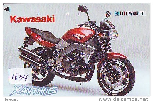 Télécarte Japon * MOTOR  (1634)  Phonecard Japan * TELEFONKARTE * MOTORBIKE * KAWASAKI - Motos