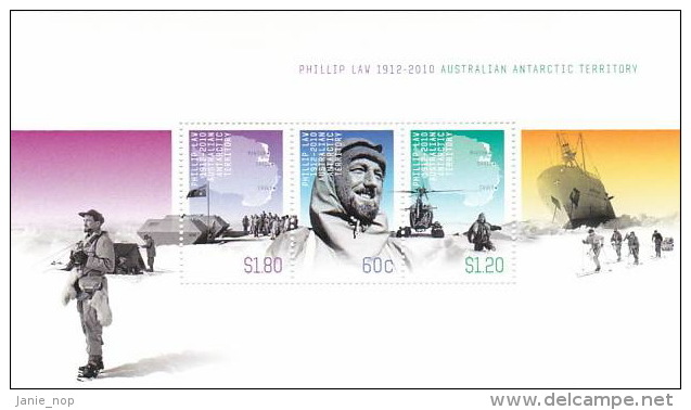 Australian Antartic Territory 2012 Phillip Law Miniture Sheet MNH - Other & Unclassified