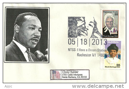 ''I Have A Dream''  45 Ans De La Disparition De Martin Luther King. Rochester. New-York. Enveloppe Souvenir - Martin Luther King