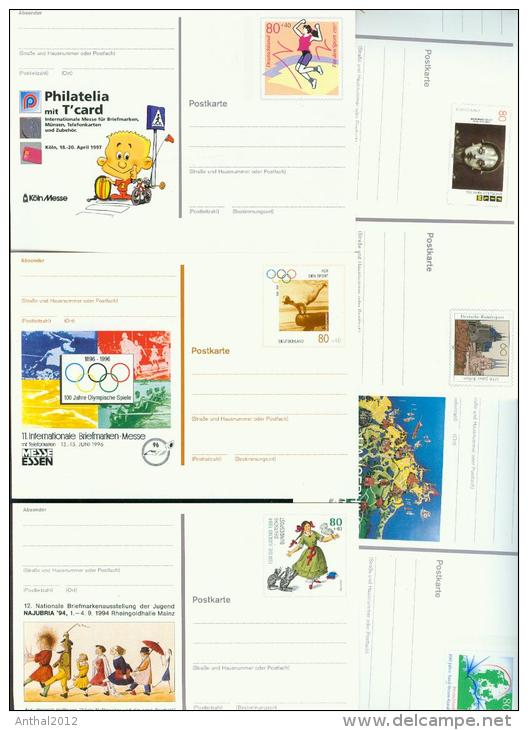 6 Sechs Six Postkarten Postfrisch 1992-1994-1995 (2x)-1996-1997 - Postkaarten - Gebruikt