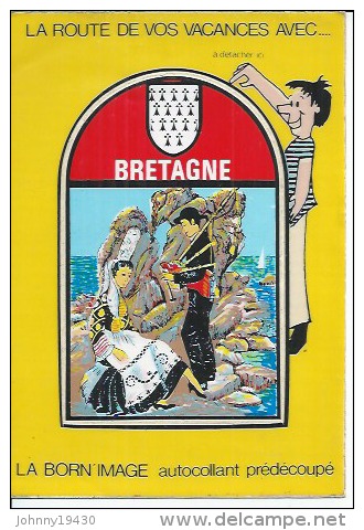 BRETAGNE - ECUSSON ADHESIF - Autres & Non Classés