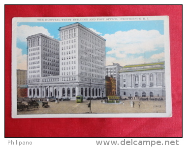 Providence,RI--Hospital, Trust Building, And Post Office--not Mailed--PJ 119 - Providence