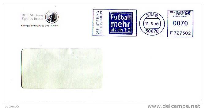 FOOTBALL  COVER -  CIRCULATED Of Germany (DFB- Koln) To Bulgarian Football Union - Briefe U. Dokumente