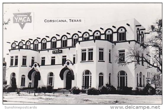 Texas Texas Corsicana Y M C A Building Real Photo RPPC - Altri & Non Classificati