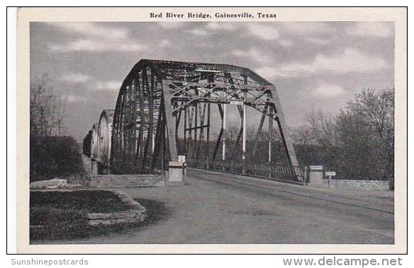 Texas Gainesville Red River Bridge - Autres & Non Classés