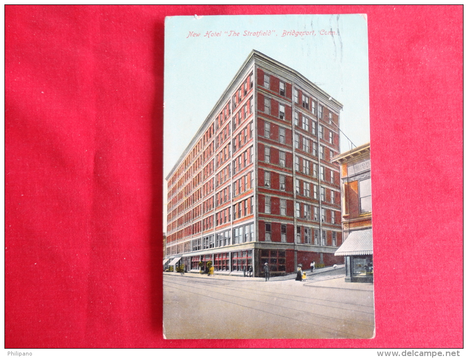 Bridgeport,CT--New Hotel "The Stratfield"--cancel 1909--PJ 121 - Bridgeport