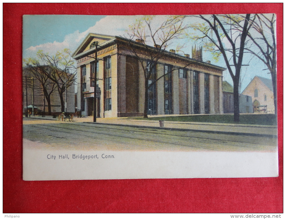 Bridgeport,CT--City Hall--cancel 1909--PJ 121 - Bridgeport