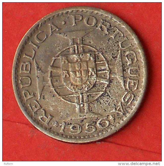 ANGOLA  2,5  ESCUDOS  1956   KM# 77  -    (Nº02541) - Angola