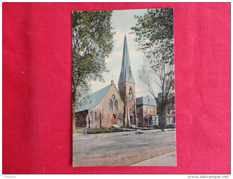 Bridgeport,CT--St. Paul's Episcopal Church--cancel 1909--PJ 122 - Bridgeport