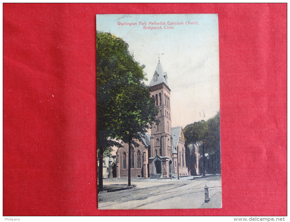Bridgeport,CT--Washington Park Methodist Episcopal Church--cancel 1909--PJ 122 - Bridgeport