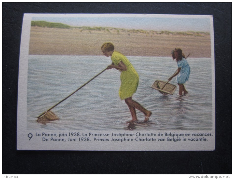 Juin 1938 Princesse Joséphine-Charlotte Vacances Chromo -image:Chocolat Belge Côte-d´Or:série Enfants Royaux De Belgique - Côte D'Or