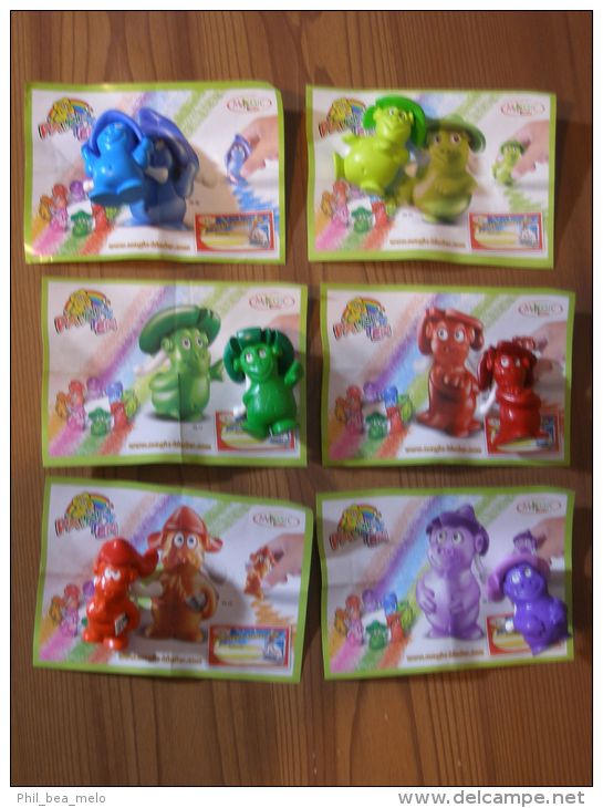 KINDER SURPRISE 2006 PAINTY TEN - N° 2S-17 à 2S-19 / 2S-21 / 2S-22 / 2S-26 - 6 PERSONNAGES DIFFERENTS + BPZ - Komplettsets