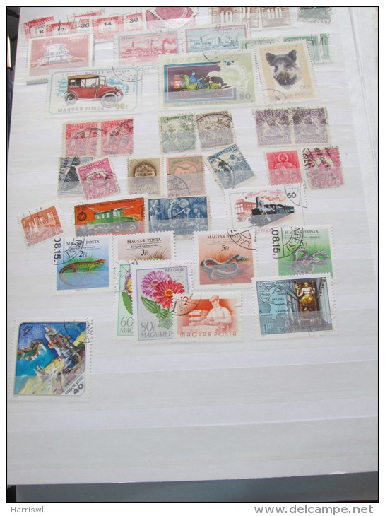 HUNGARY SMALL SELECTION OF STAMPS - Sammlungen