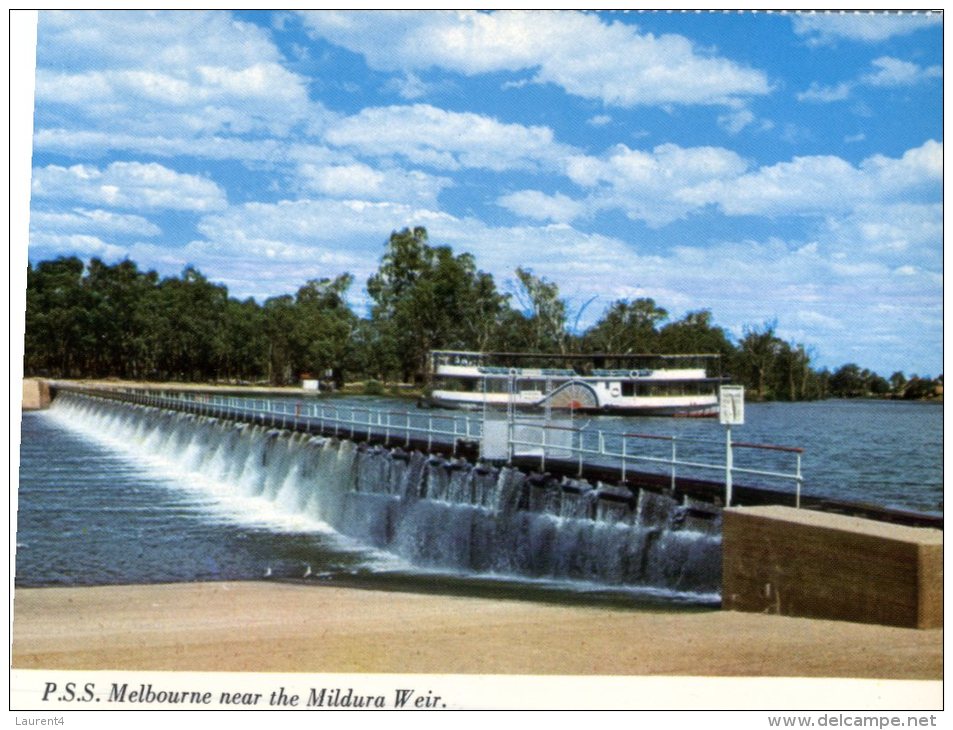 (109) Australia - VIC - Mildura PSS Melbourne River Paddle Boat - Mildura