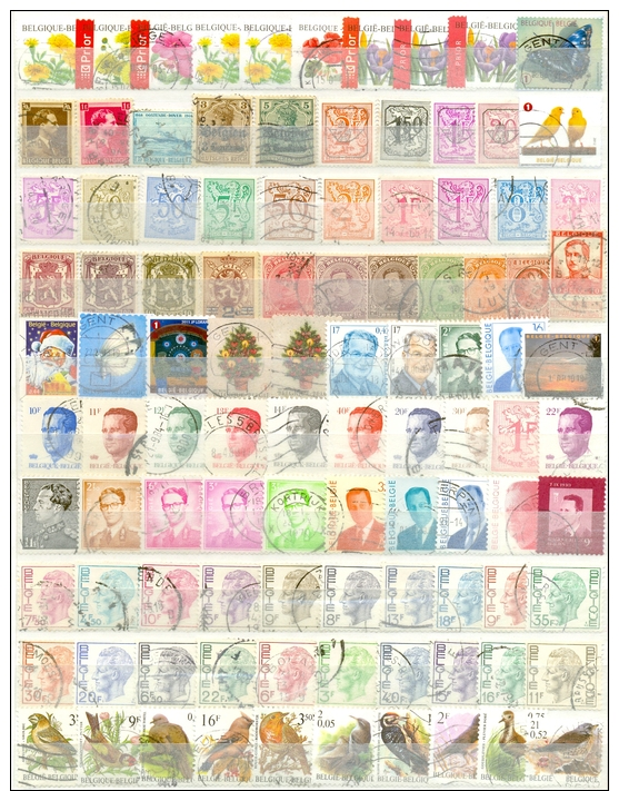 Belgie - Belgique - Z-1120 - 100  Zegels-timbres -  0,40 Euro - Collections