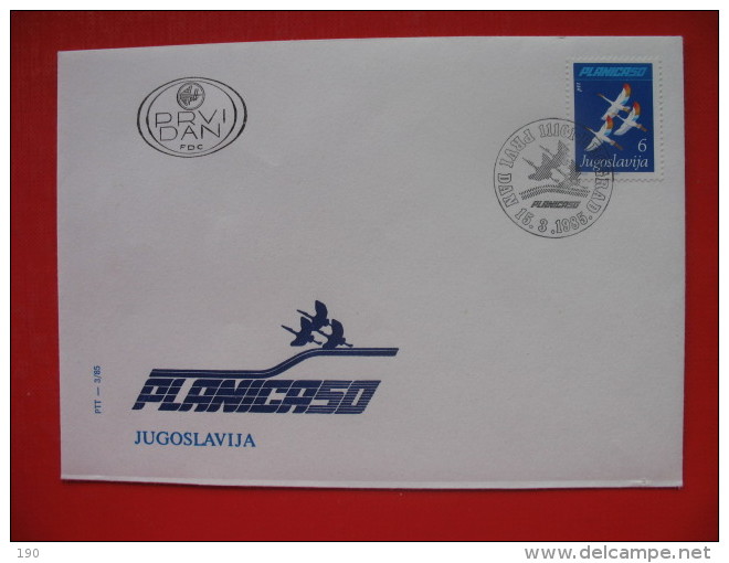 SKI JUMP PLANICA COVER FDC - Salto