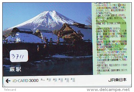 Carte Prépayée  Japon * TRAIN * IO * CARD  (3711) Japan Prepaid Card * ZUG * TREIN * JR * IO * - Montañas