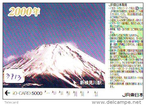 Carte Prépayée  Japon * TRAIN * IO * CARD  (3713) Japan Prepaid Card * ZUG * TREIN * JR * IO * Montagne - Montagnes