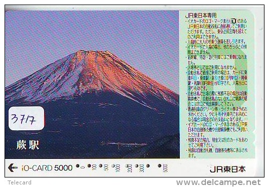 Carte Prépayée  Japon * TRAIN * IO * CARD  (3717) Japan Prepaid Card * ZUG * TREIN * JR * IO * Montagne - Montagne