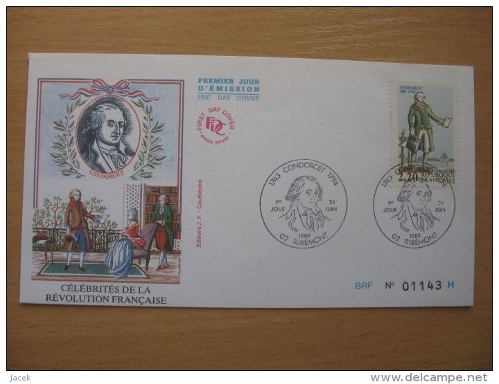 FDC Condorcet   /France - French Revolution