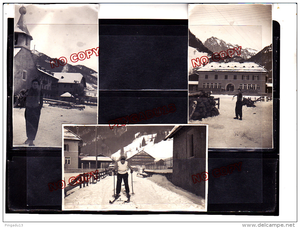Chapelle D\´Abondance Haute Savoie Hôtel Trincaz Petite Chapelle Ecole Ski 3 Janvier 1942 Excellent état - Lieux
