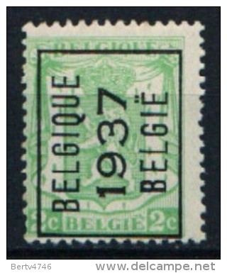 België PRE 319 A** Belgique 1937 België - Typos 1936-51 (Petit Sceau)