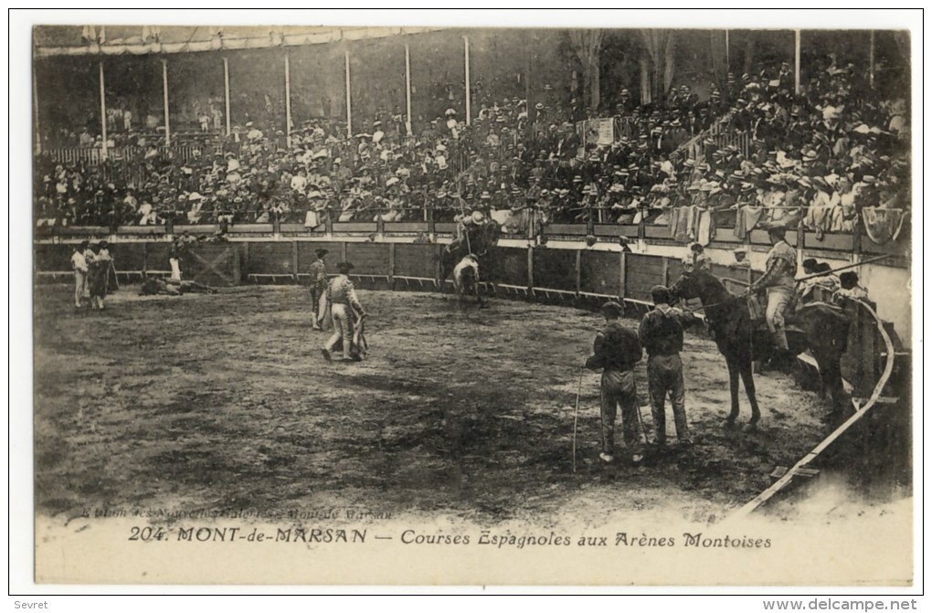 MONT DE MARSAN. - Courses Espagnoles Aux Arènes Montoises - Mont De Marsan