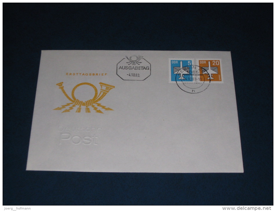 FDC DDR Ersttagsbrief Deutschland 1983 Luftpostmarken Luftpost Airmail - Sonstige & Ohne Zuordnung