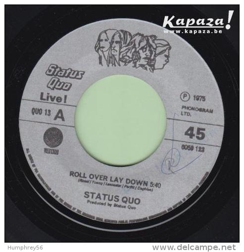 STATUS QUO &ndash; Live! - Roll Over Lay Down/Gerdundula/Junior's Wailing - 45 T - Maxi-Single