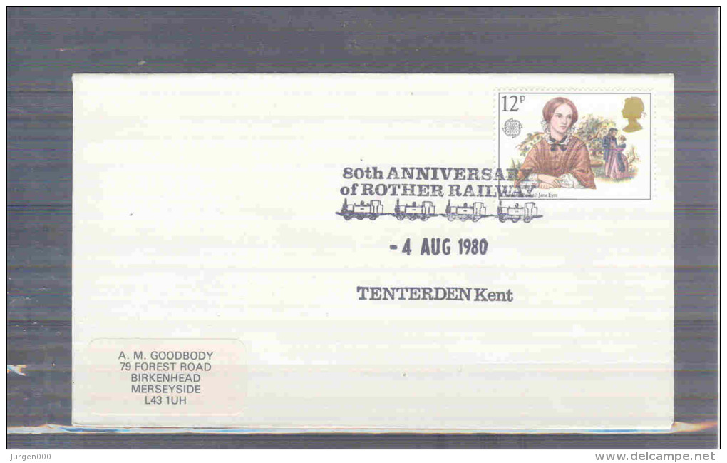 Great Britain -80th Anniversary Of Rother Railway - Tenterden Kent 4/8/1980 (RM1603) - Trains