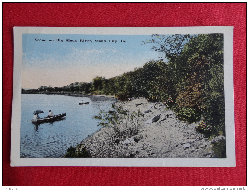 Sioux City,IA--Scene On Big Sioux River--not Mailed--PJ 124 - Sioux City