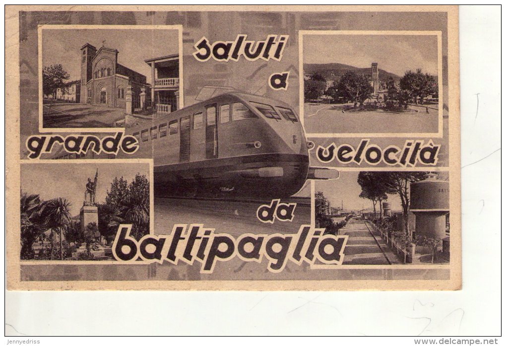 BATTIPAGLIA ,  Treno - Battipaglia