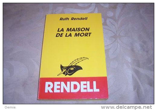 RUTH  RENDELL  °  LA MAISON DE LA MORT - Club Des Masques