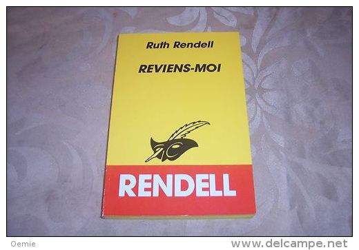 RUTH  RENDELL  °  REVIENS MOI - Club Des Masques