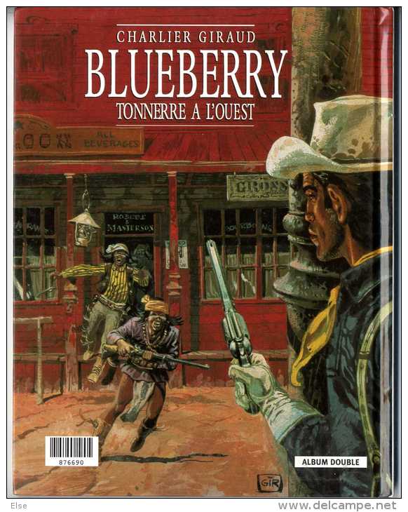 BLUEBERRY  -  CHARLIER GIRAUD  -  FORT NAVAJO  &   TONNERRE A L OUEST  -  ALBUM DOUBLE  2003 - Moebius