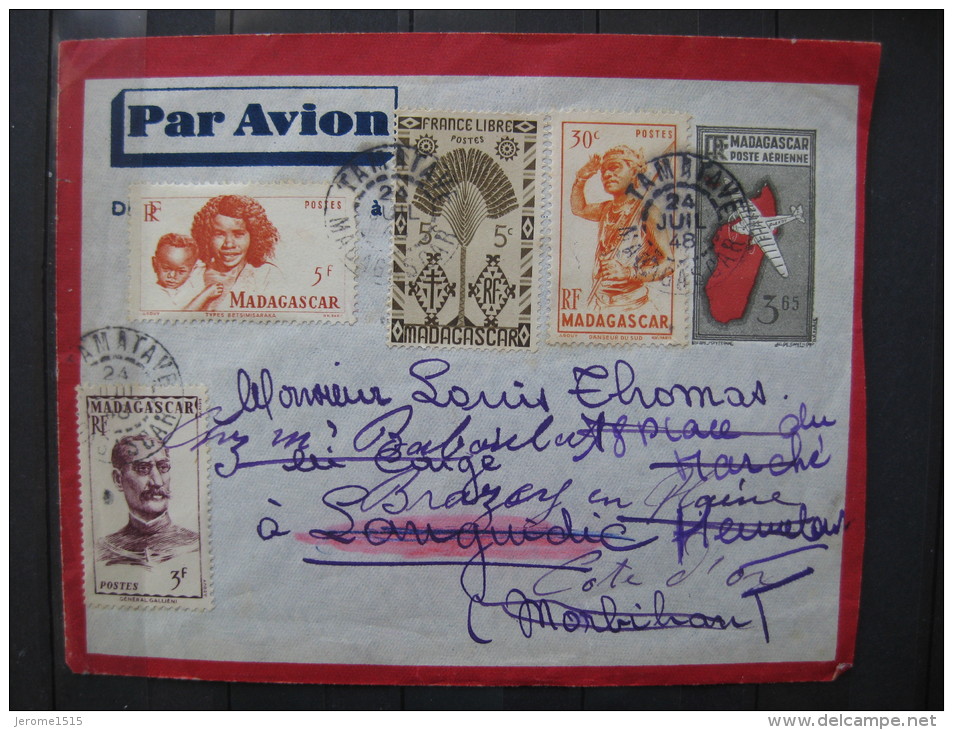 Timbre Sur Enveloppe : Général GALLIENI, France Libre, Poste Aérienne 1948  & - Sonstige & Ohne Zuordnung