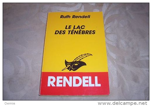 RUTH  RENDELL  °  LE LAC DES TENEBRES - Club Des Masques