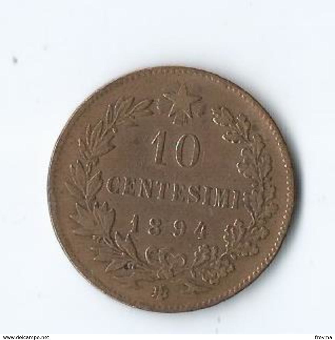 10 Centesimi Umberto I 1894 B - 1878-1900 : Umberto I.