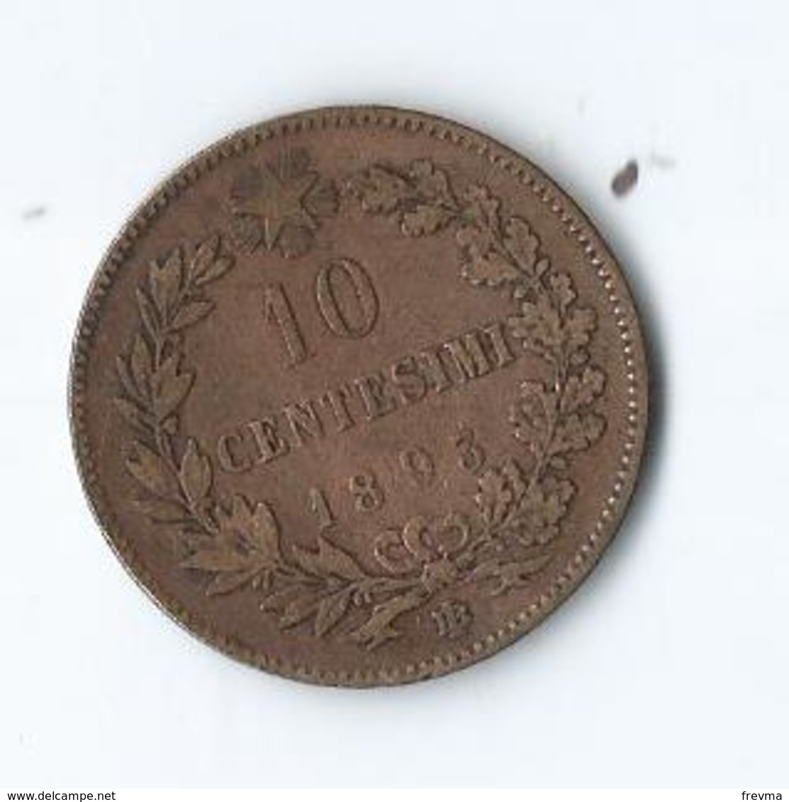 10 Centesimi Umberto I 1893B - 1878-1900 : Umberto I