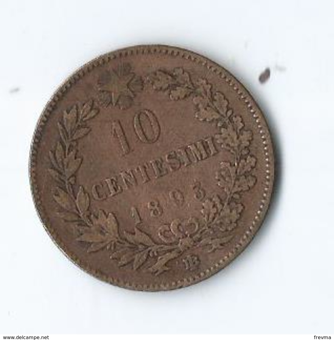 10 Centesimi Umberto I 1893B - 1878-1900 : Umberto I.