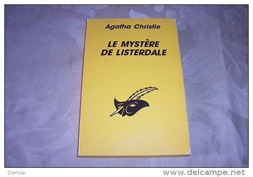 AGATHA CHRISTIE  °  LE MYSTERE DE LISTERDALE   No  807 - Club Des Masques